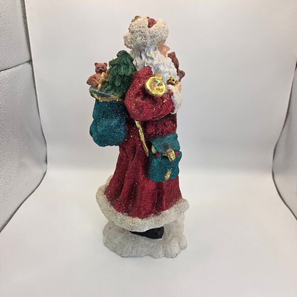 Lot of 4 Santa Claus Figurines – Resin Christmas Holiday Décor - Picture 12 of 16